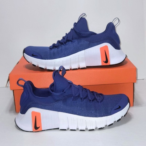 Nike Free Metcon 6 Men's Training Shoes Blue Hyper Crimson FJ7127-401 Size 9